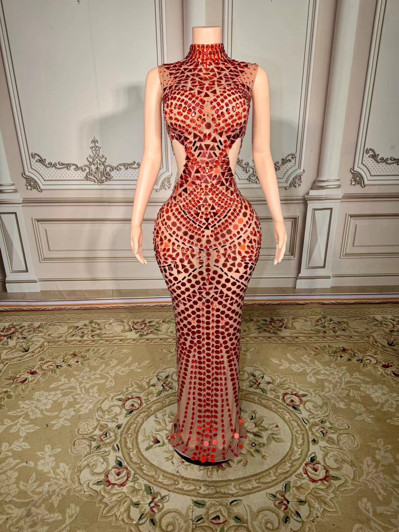 Luxury Mirror Rhinestones Long - Luxury Lifestyle Photography recension och pris