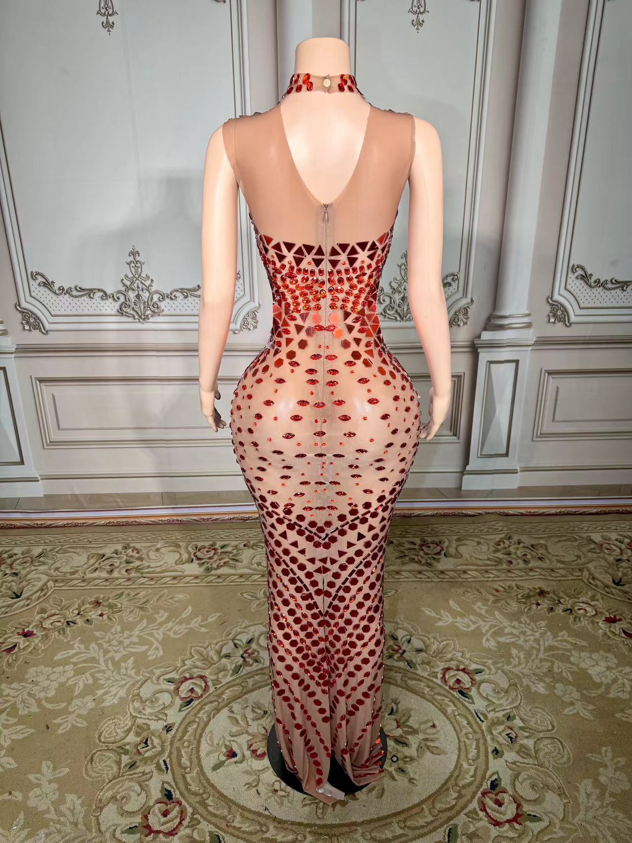 Luxury Mirror Rhinestones Long - Luxury Lifestyle Photography recension och pris