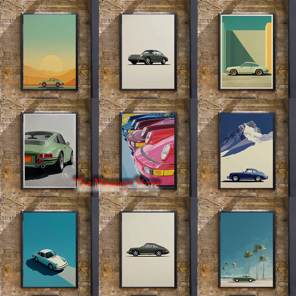 Vintage Sports Car Minimalist  - Luxury Lifestyle Cars recension och pris