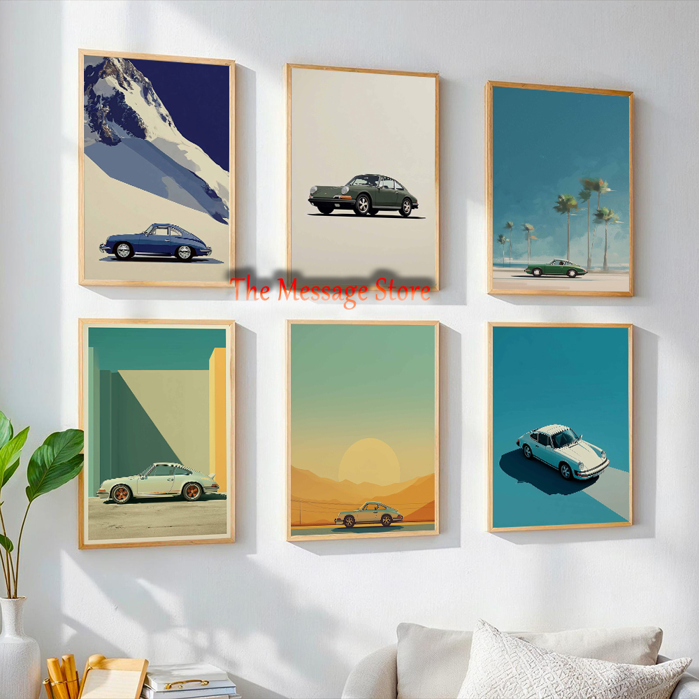 Vintage Sports Car Minimalist  - Luxury Lifestyle Cars recension och pris